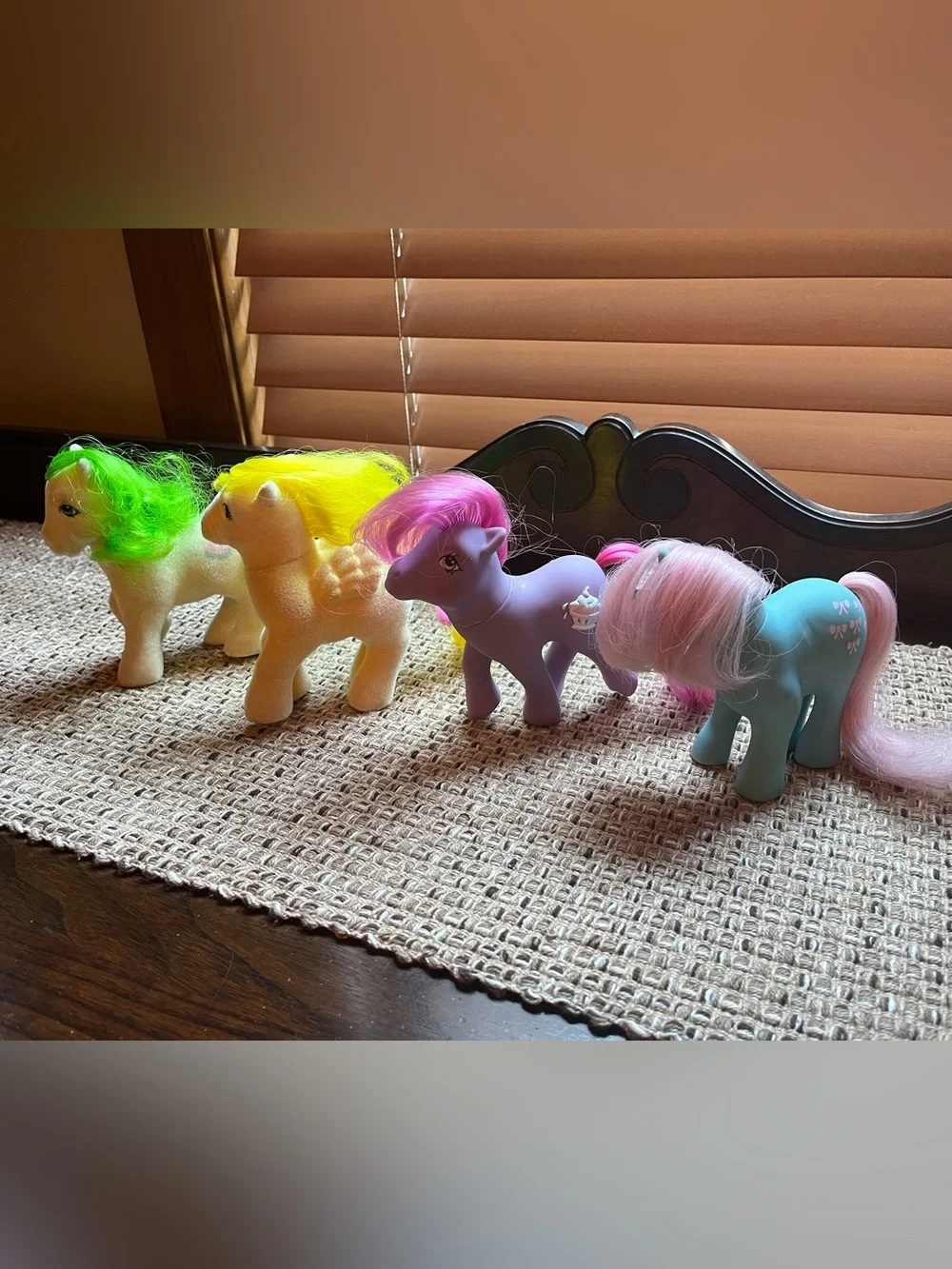 Vintage My Little Pony Scrumptious & Baby Lofty So Soft Sundae Best Bow Tie